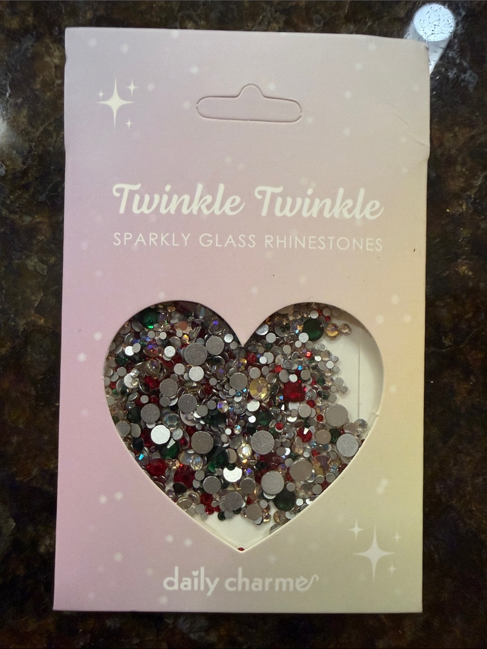 Daily Charme Twinkle Twinkle Sparkly Glass Rhinestones - Multicolor